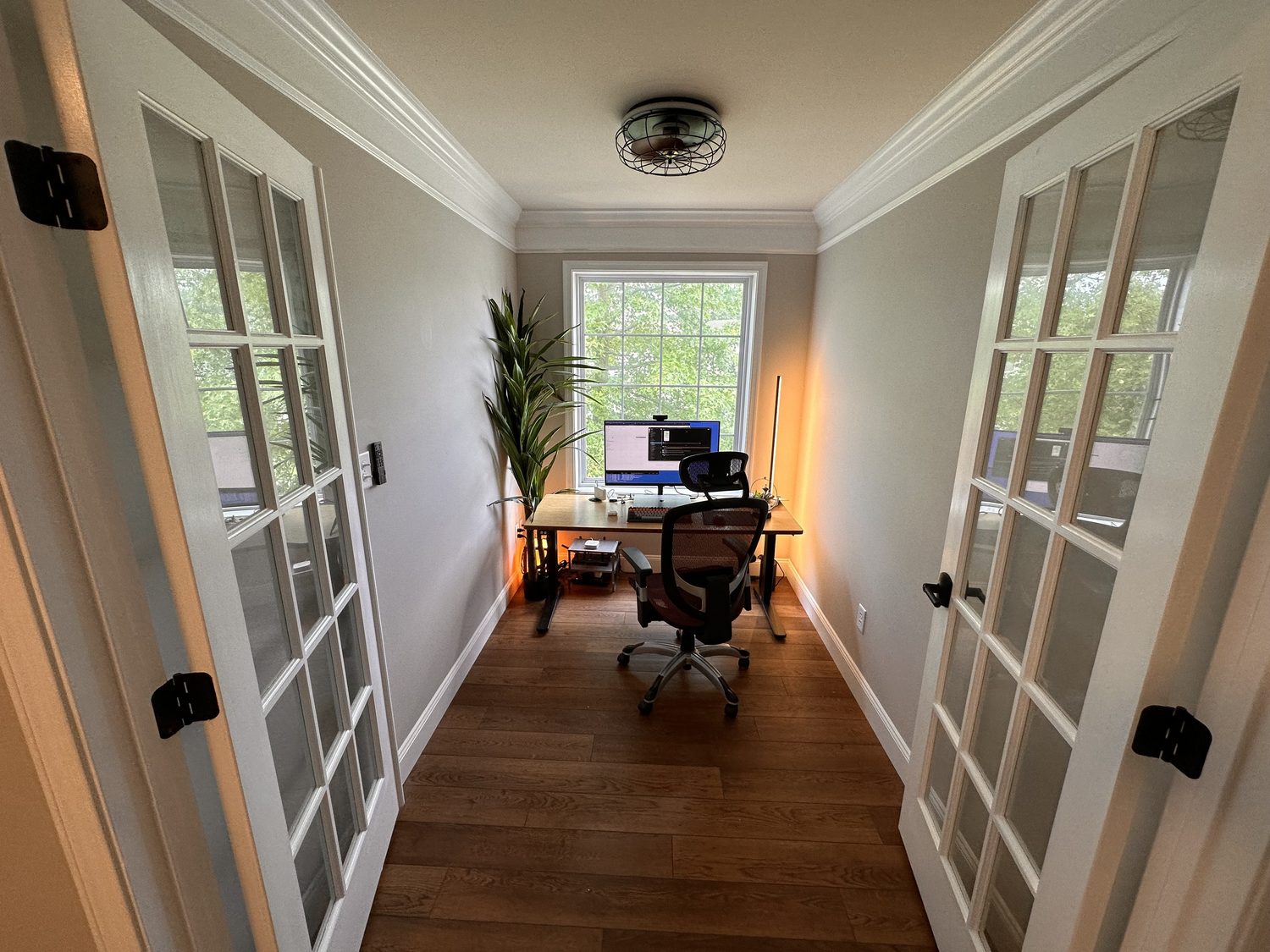 Chris's home office setup
